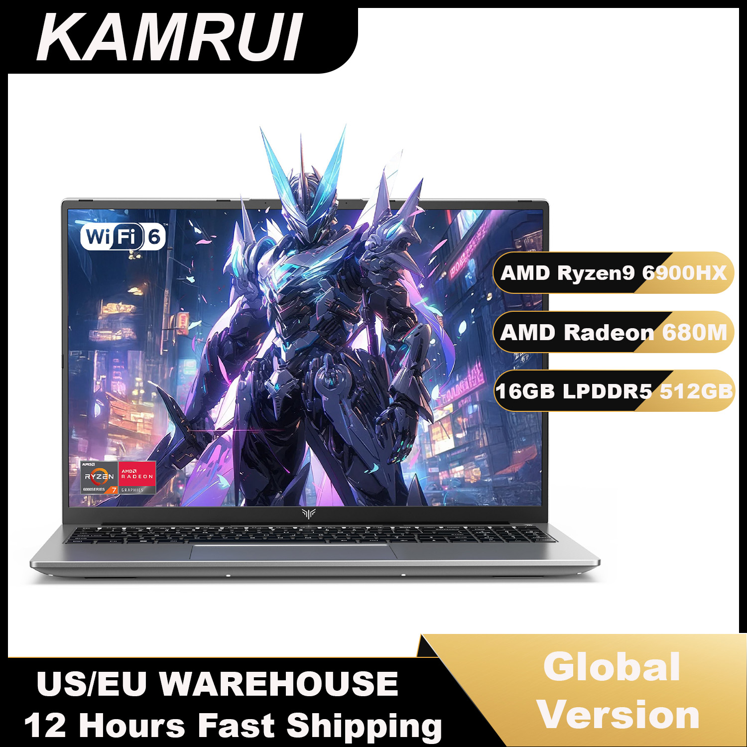 Игровой ноутбук KAMRUI 16 дюйм – обзор и цена Ddr4 2400Mhz