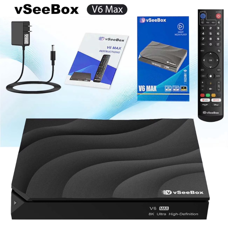vSeeBox V6 Max |   64 ГБ 8K HD – обзор и цена Ddr3 8Gb
